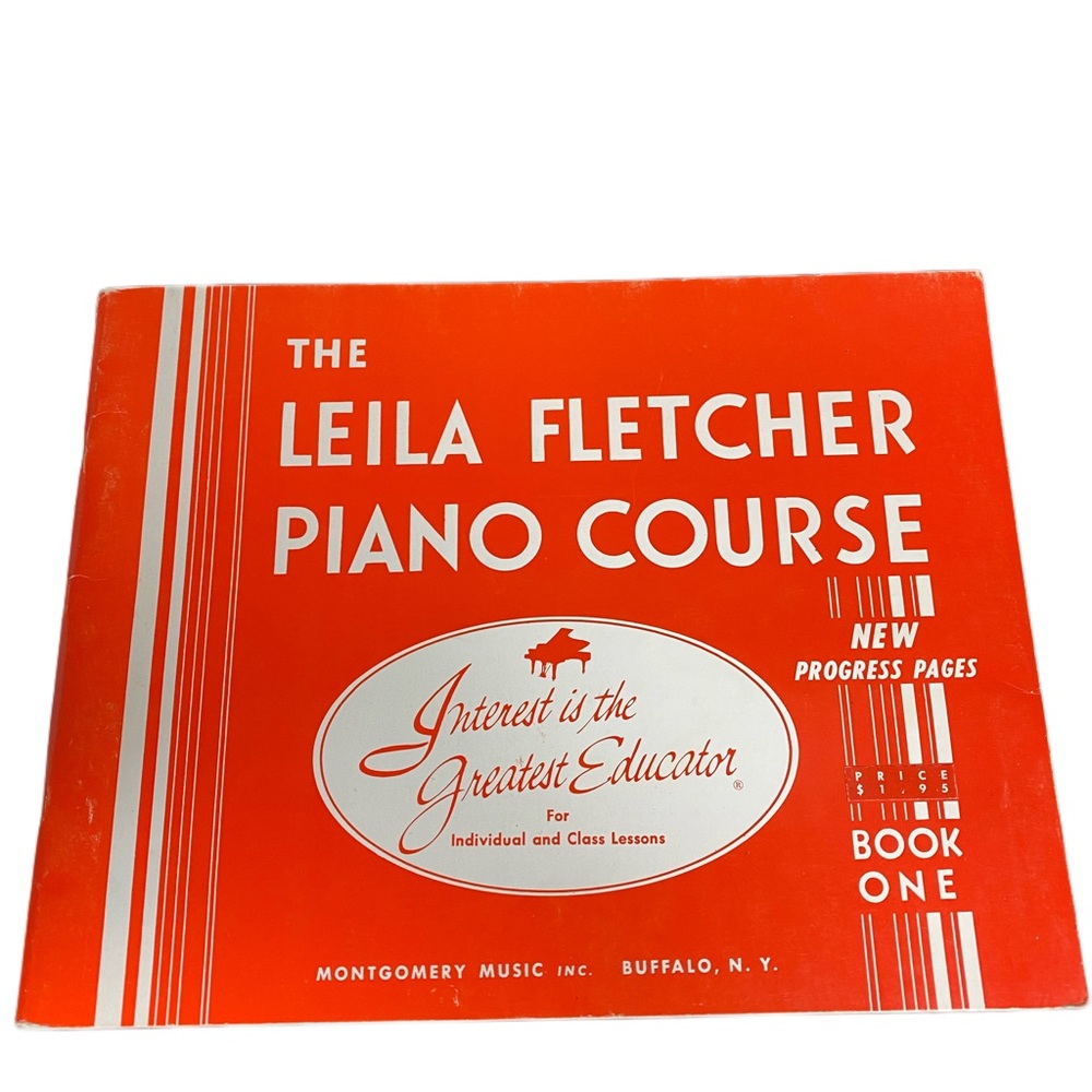 The Leila Fletcher Piano Books 1 & 2 VINTAGE!